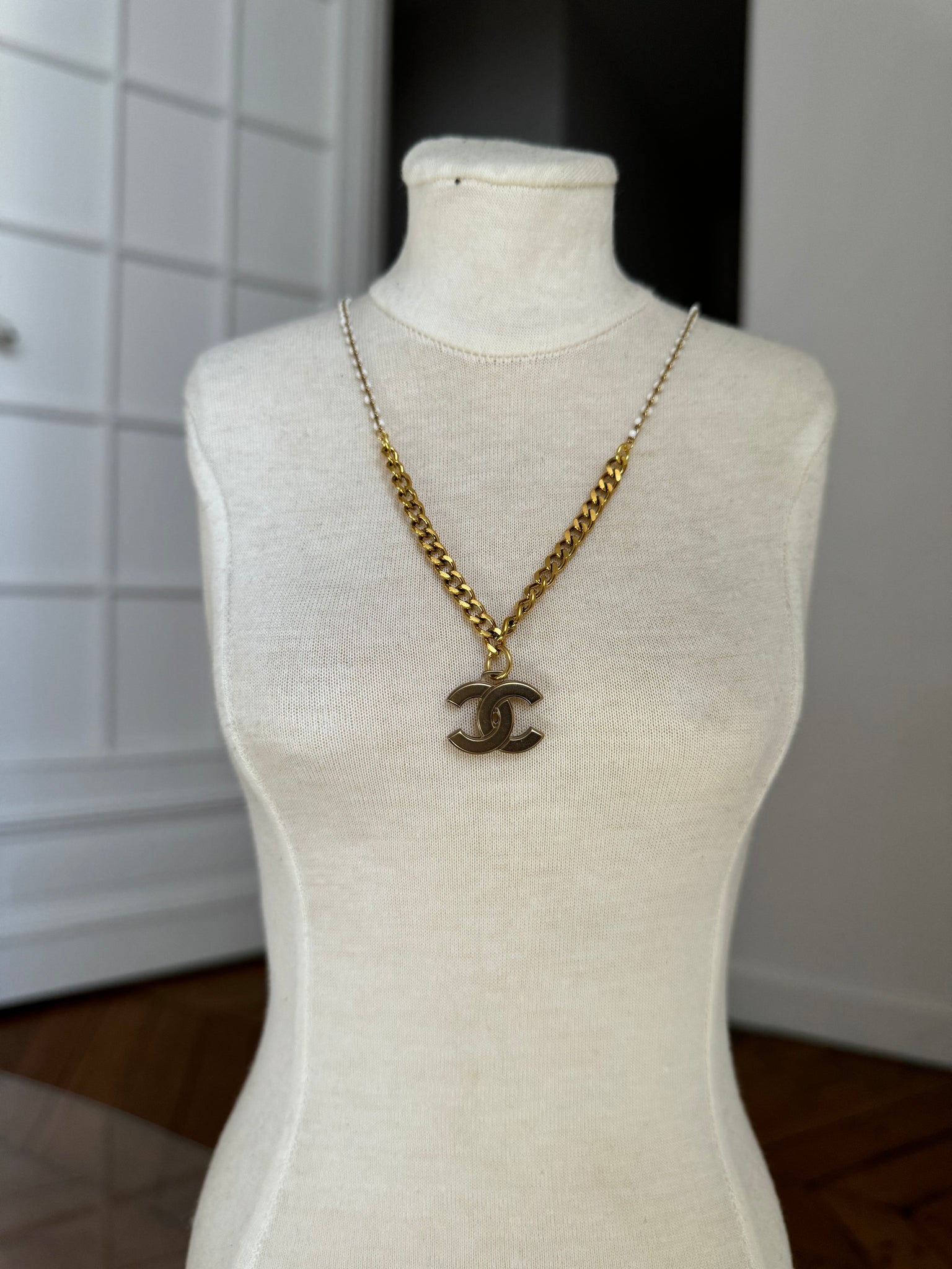 Collier upcyclé Réversible