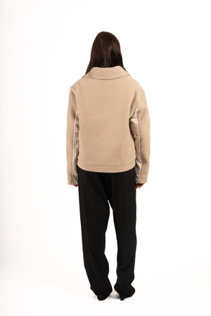 Veste en Laine marron