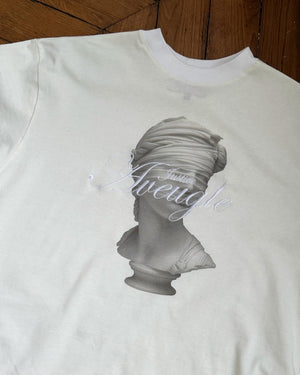 T-shirt White Bust Marble