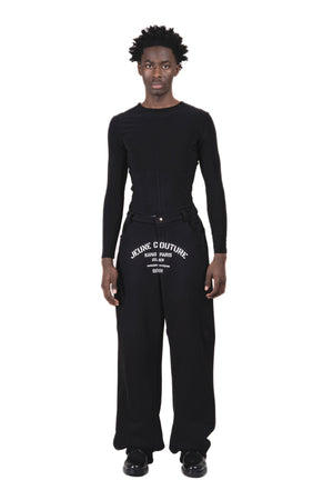 Pantalon lounge coton noir