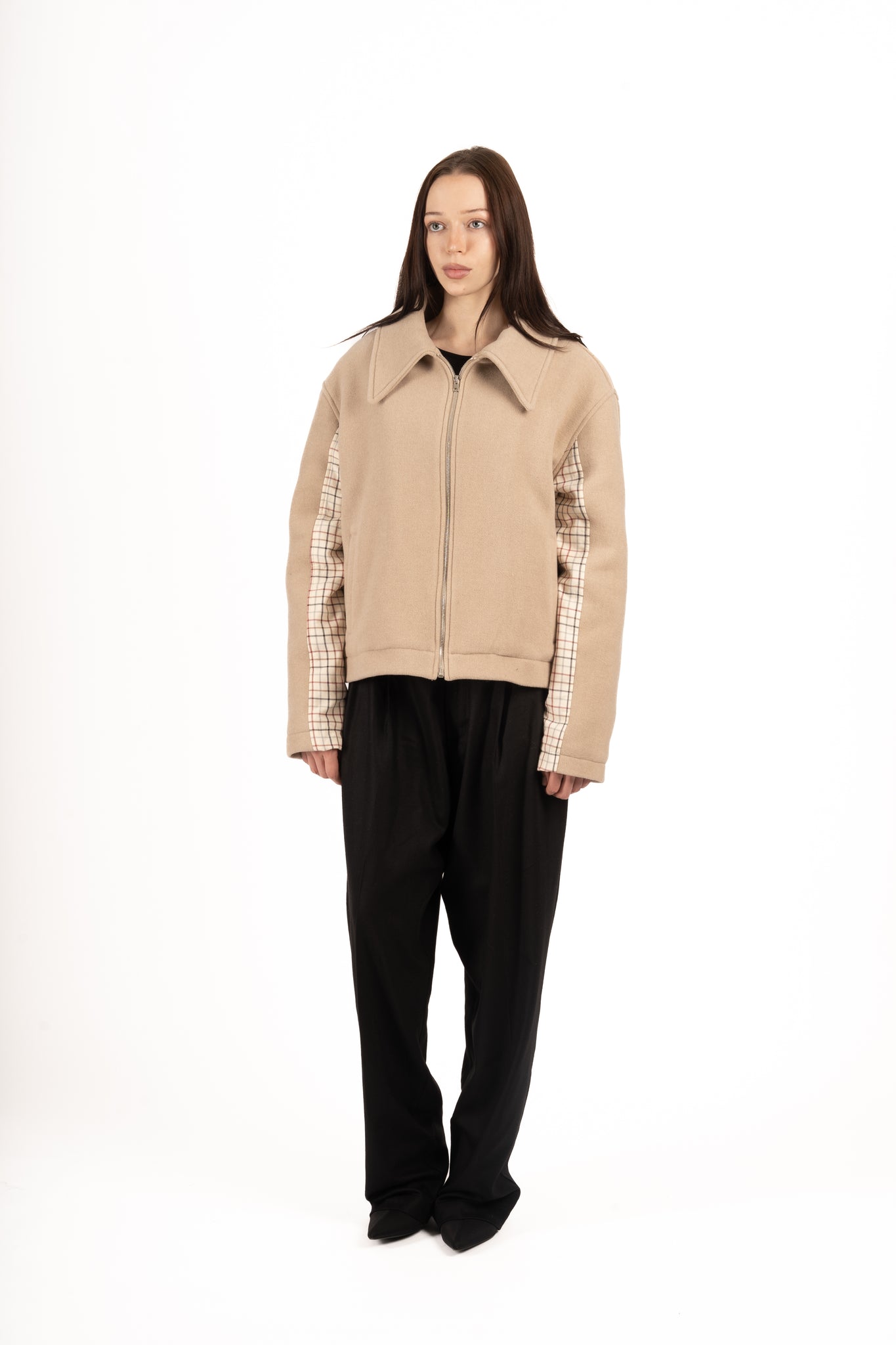 Veste en Laine marron