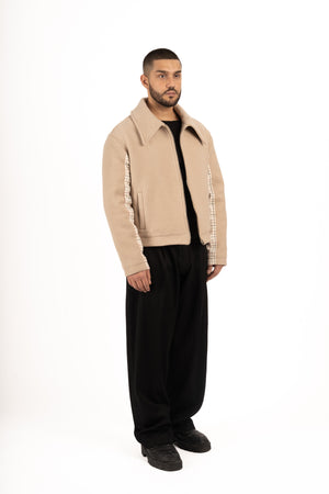 Veste en Laine marron