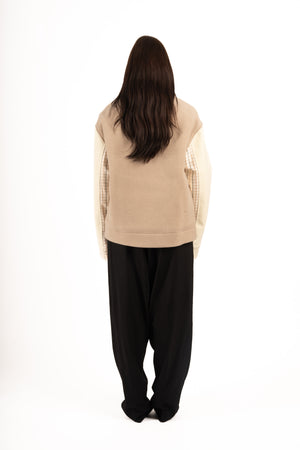 Veste en Laine marron