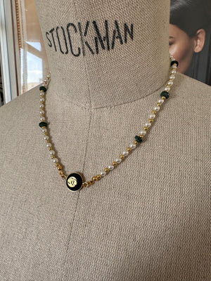 Choker upcyclé black