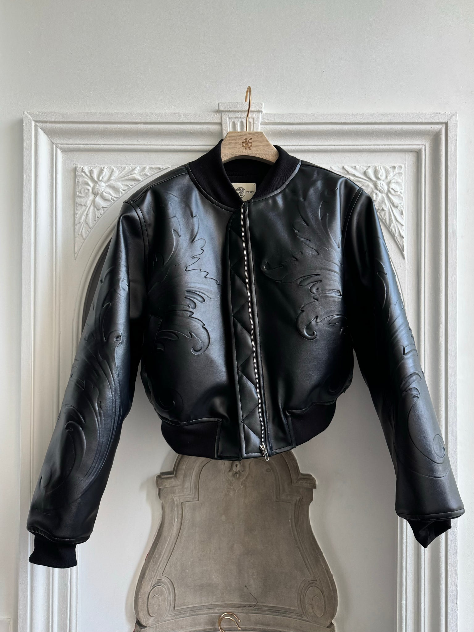 Bomber Ornement Noir Classic