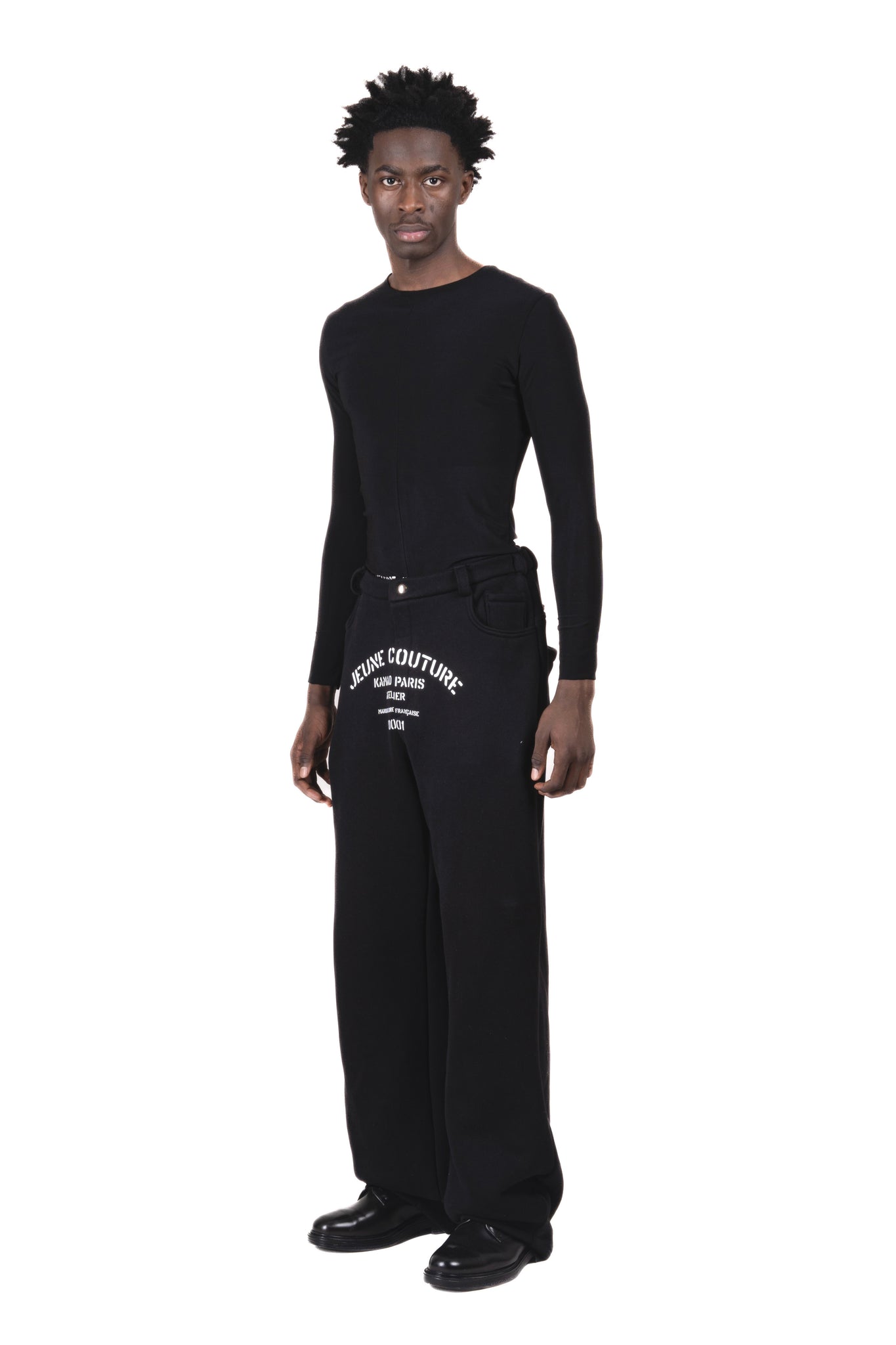 Pantalon lounge coton noir