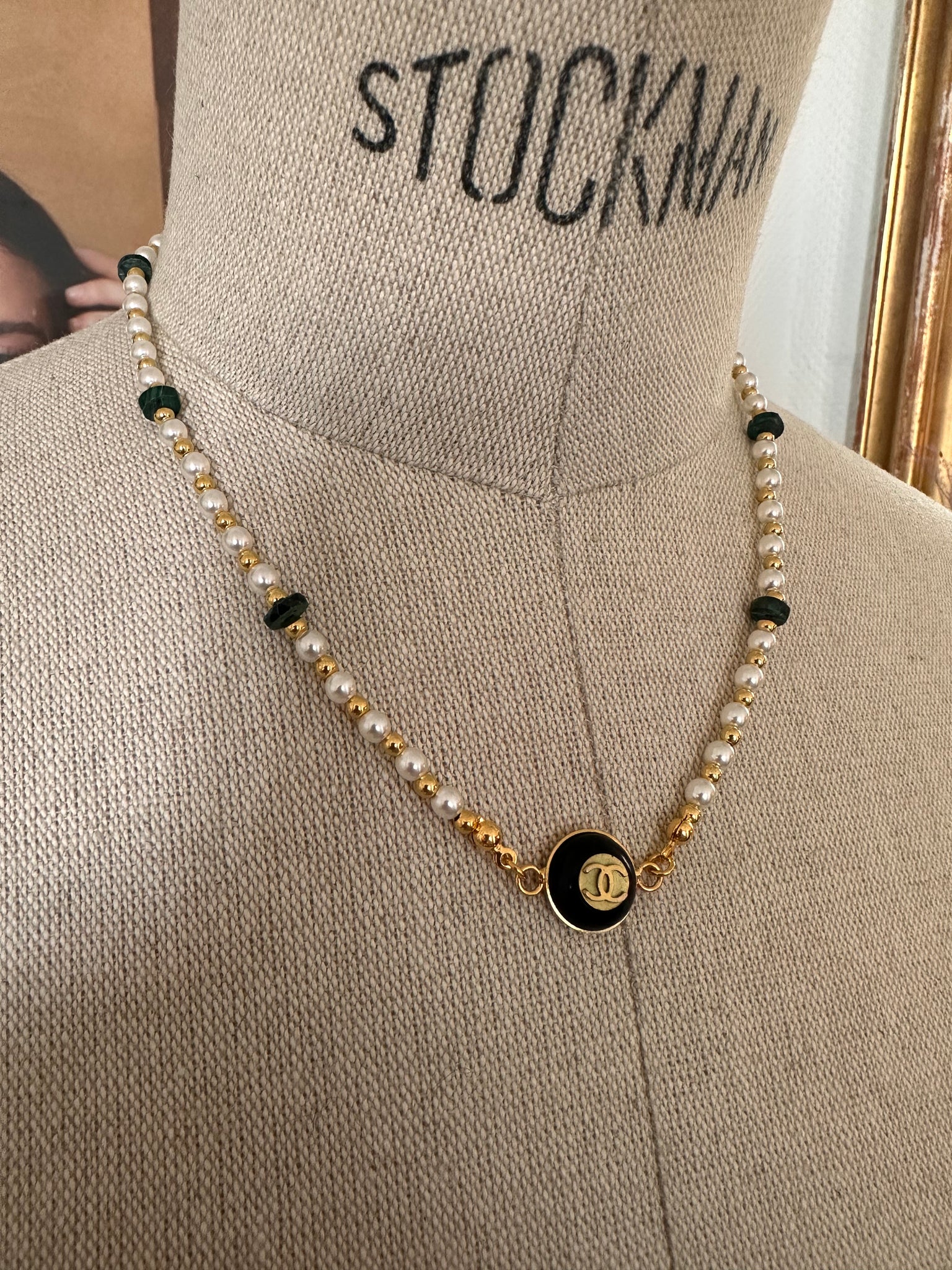 Choker upcyclé black