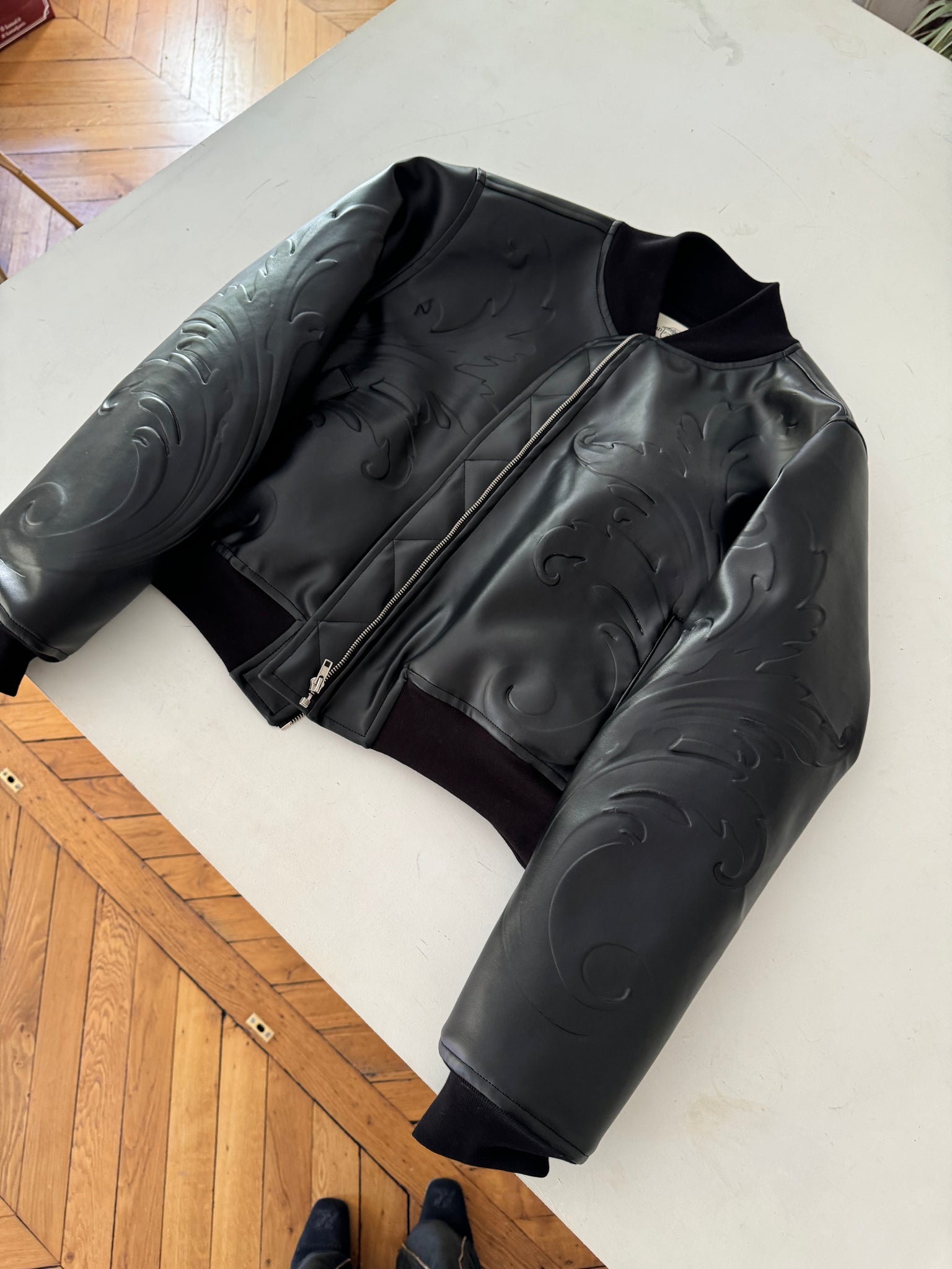 Bomber Ornement Noir Classic