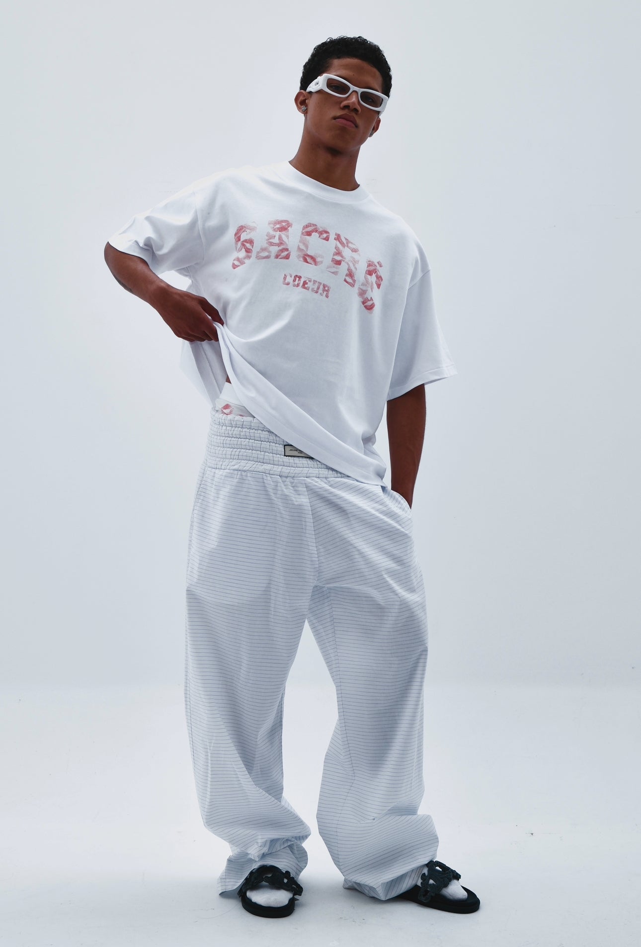 pantalon bisou rayé 1