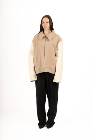 Veste en Laine marron