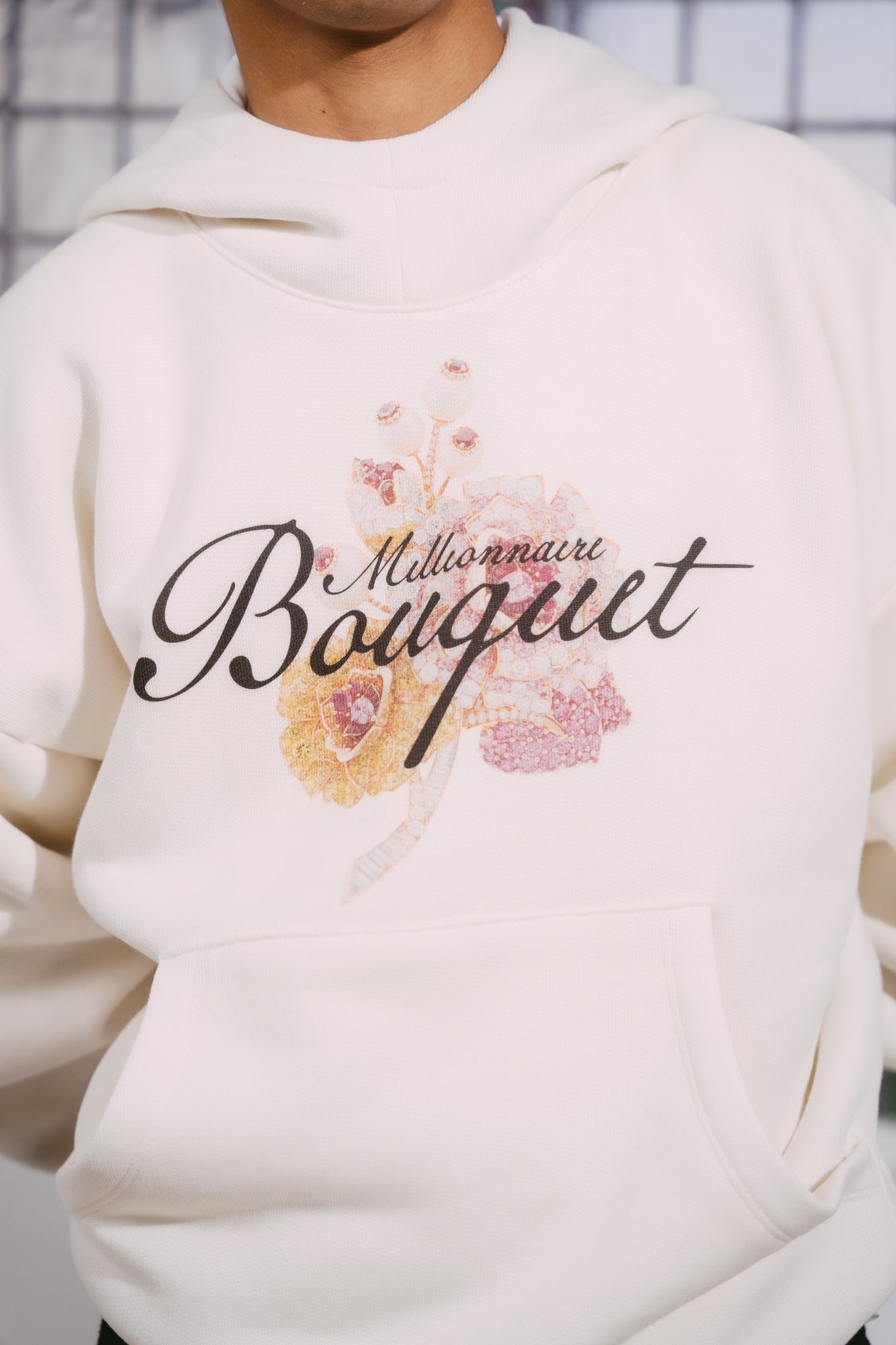 Hoodie White Bouquet