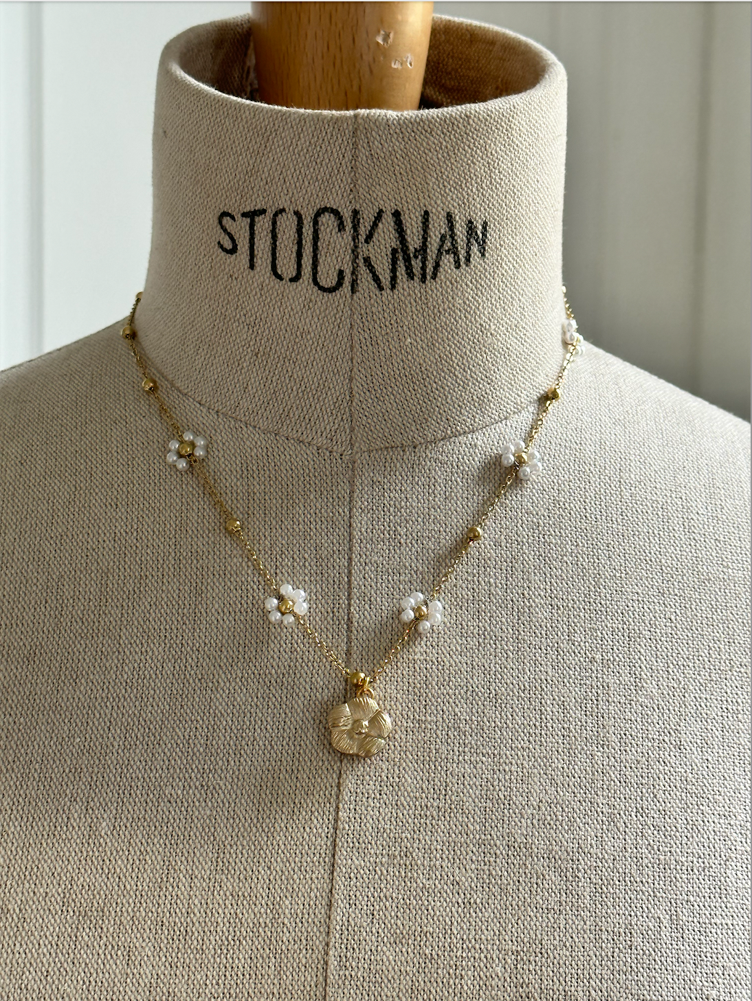 Collier upcyclé Mini Flower