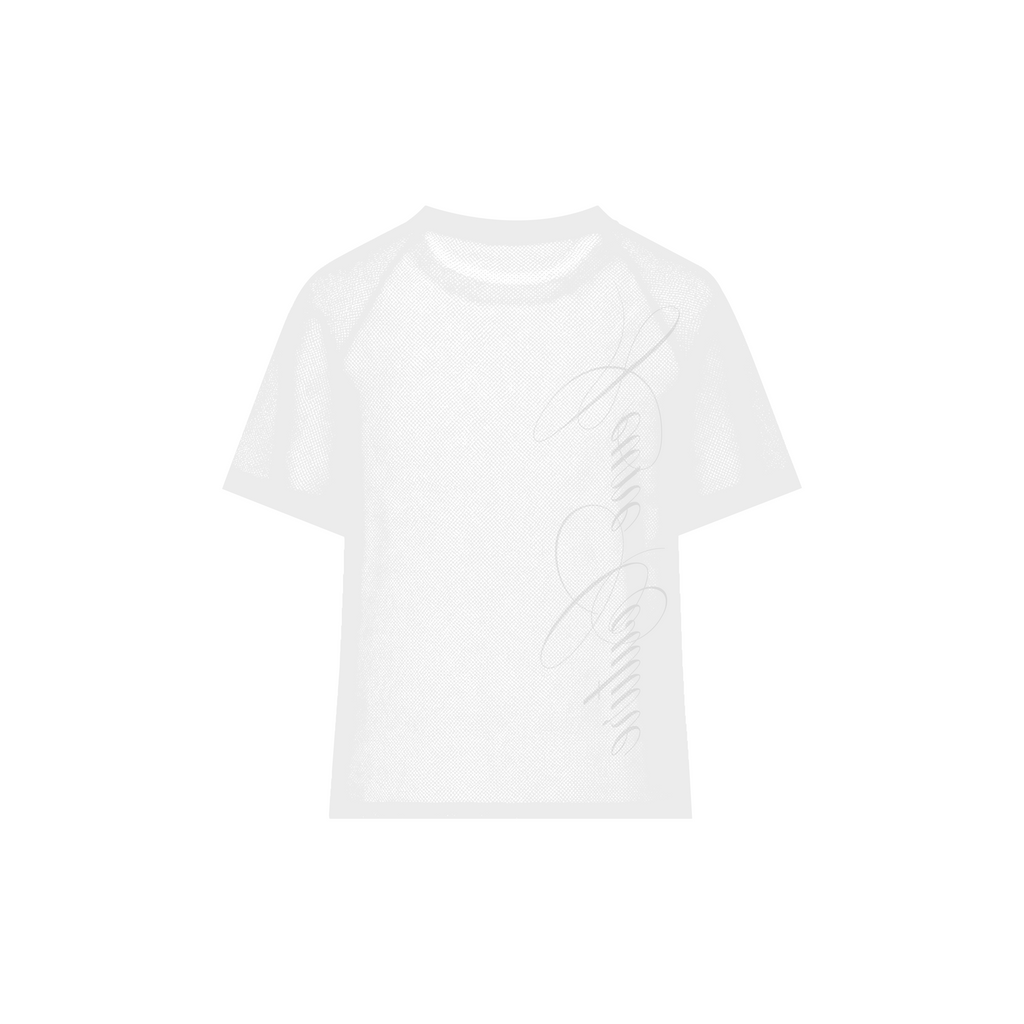 T-shirt blanc couture