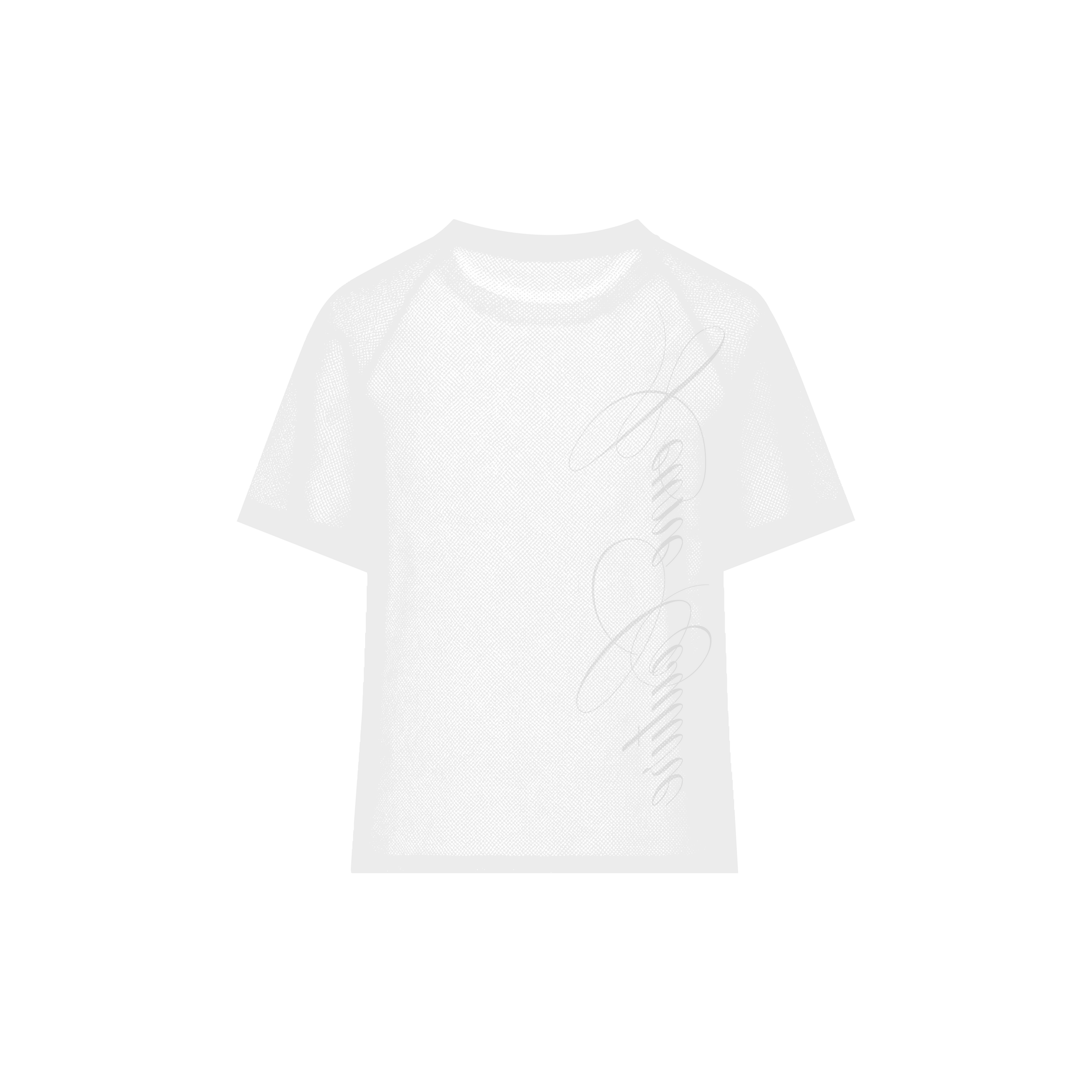 T-shirt blanc couture