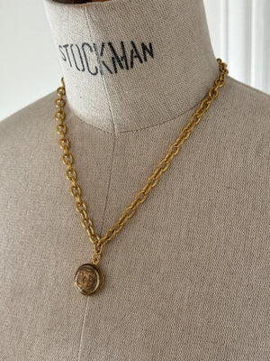 Pendentif upcyclé vintage