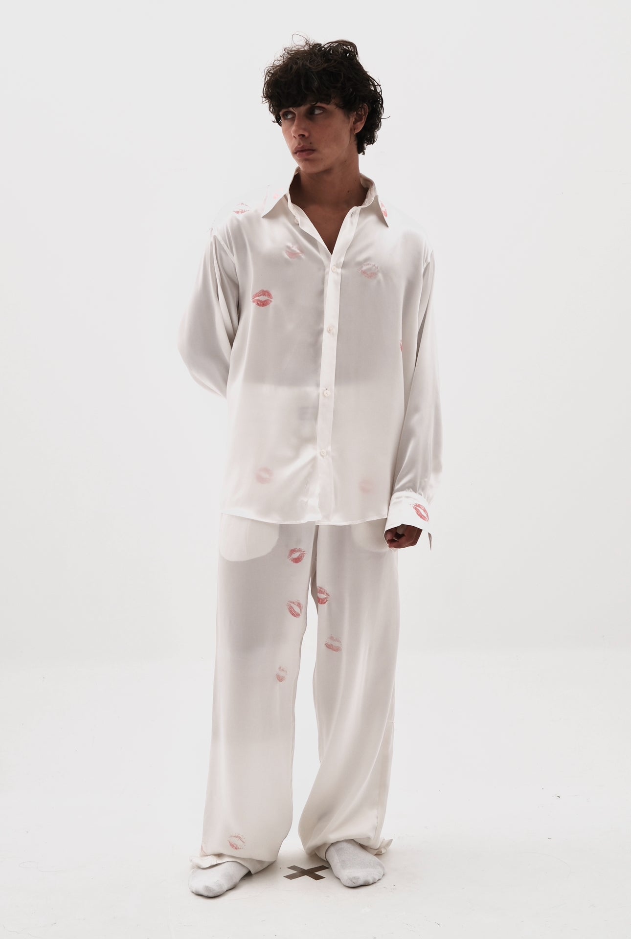 Chemise bisou blanc