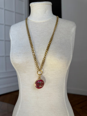 Collier upcyclé Rose