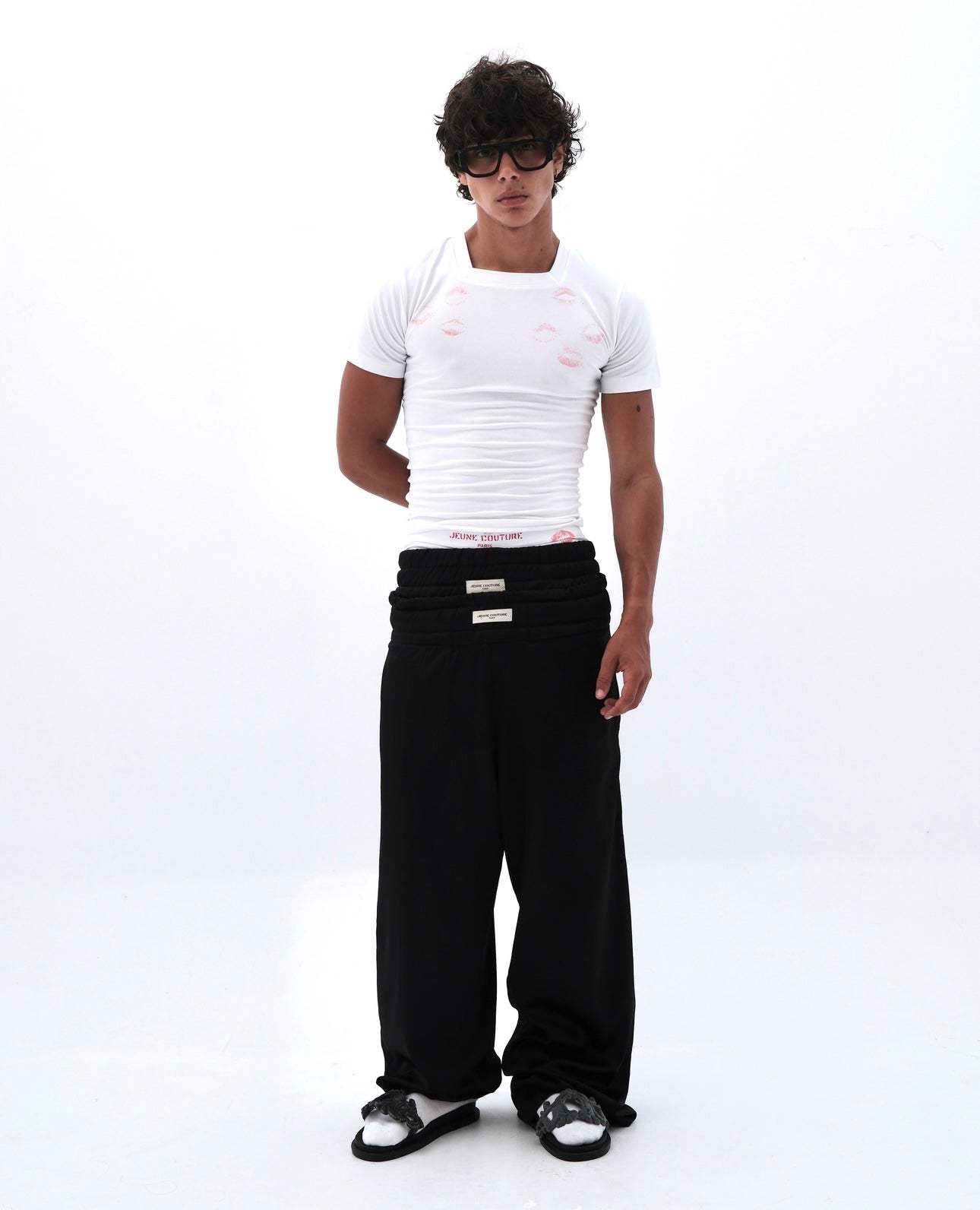 pantalon bisou noir