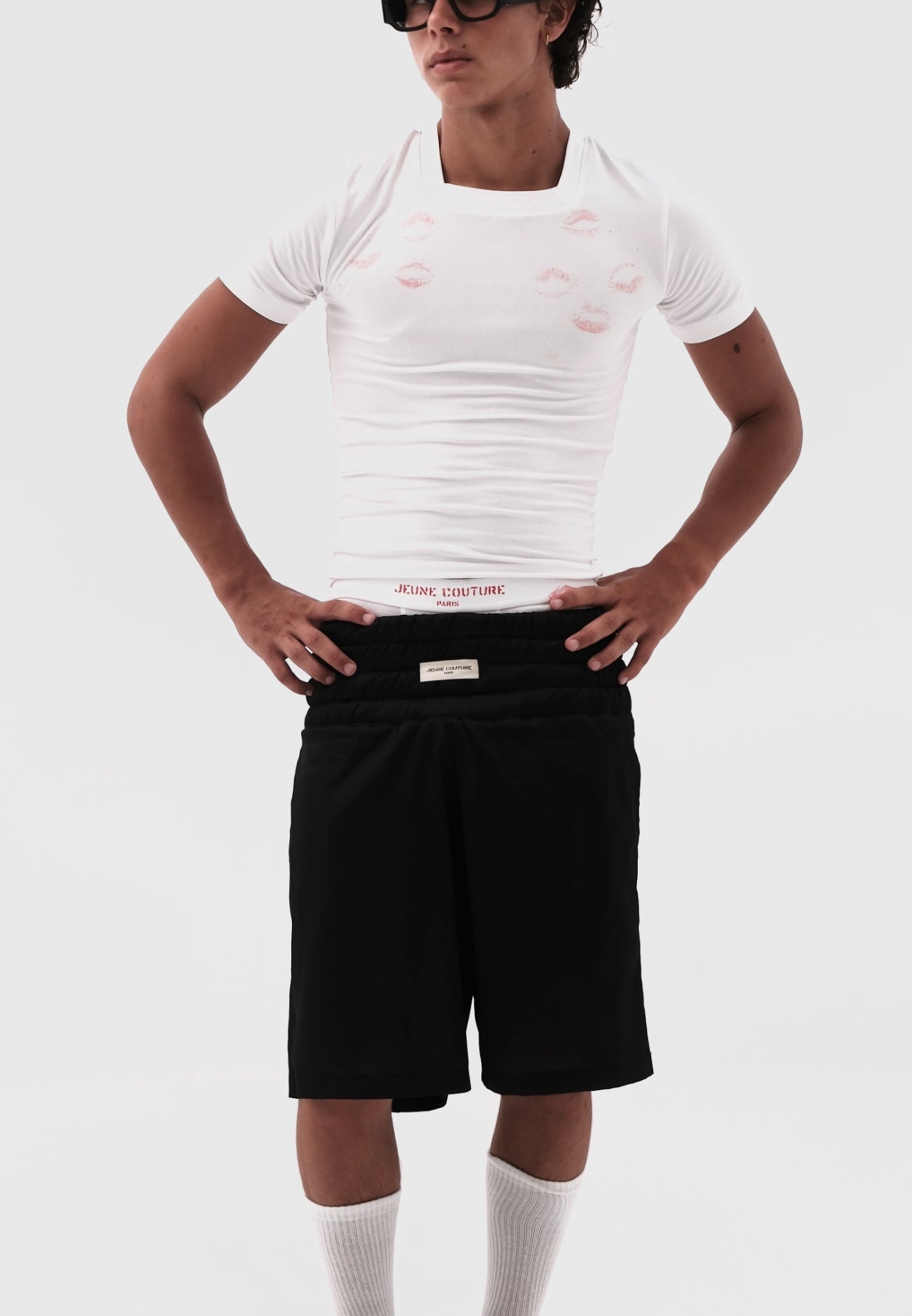 T-shirt bisou blanc