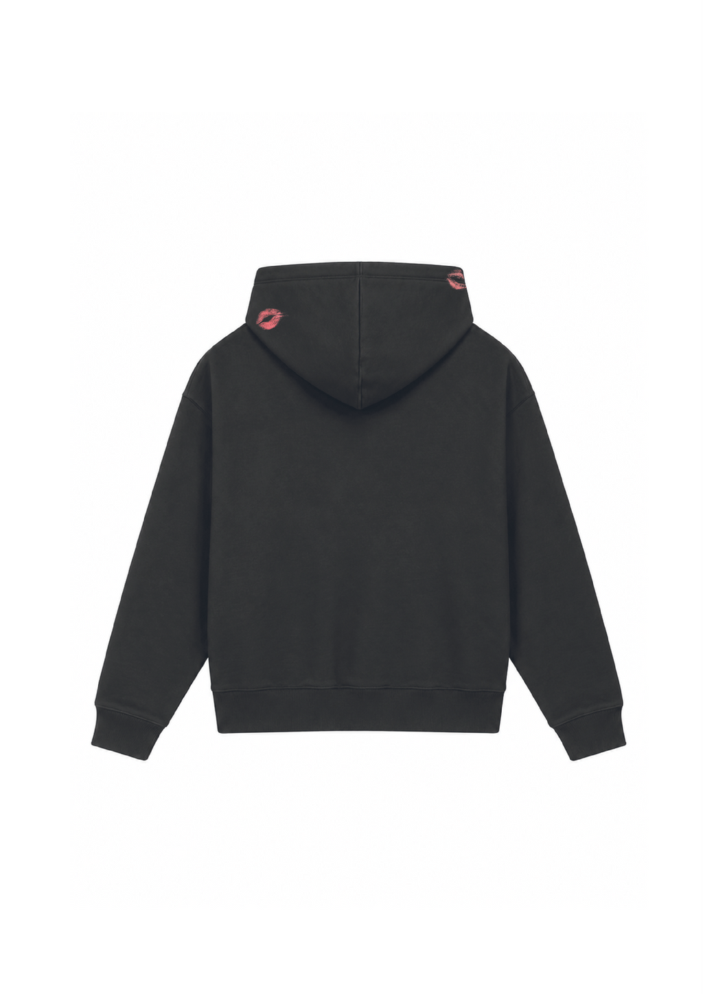 hoodie zippé kingsize noir