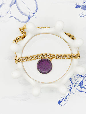Pendentif upcyclé LILA