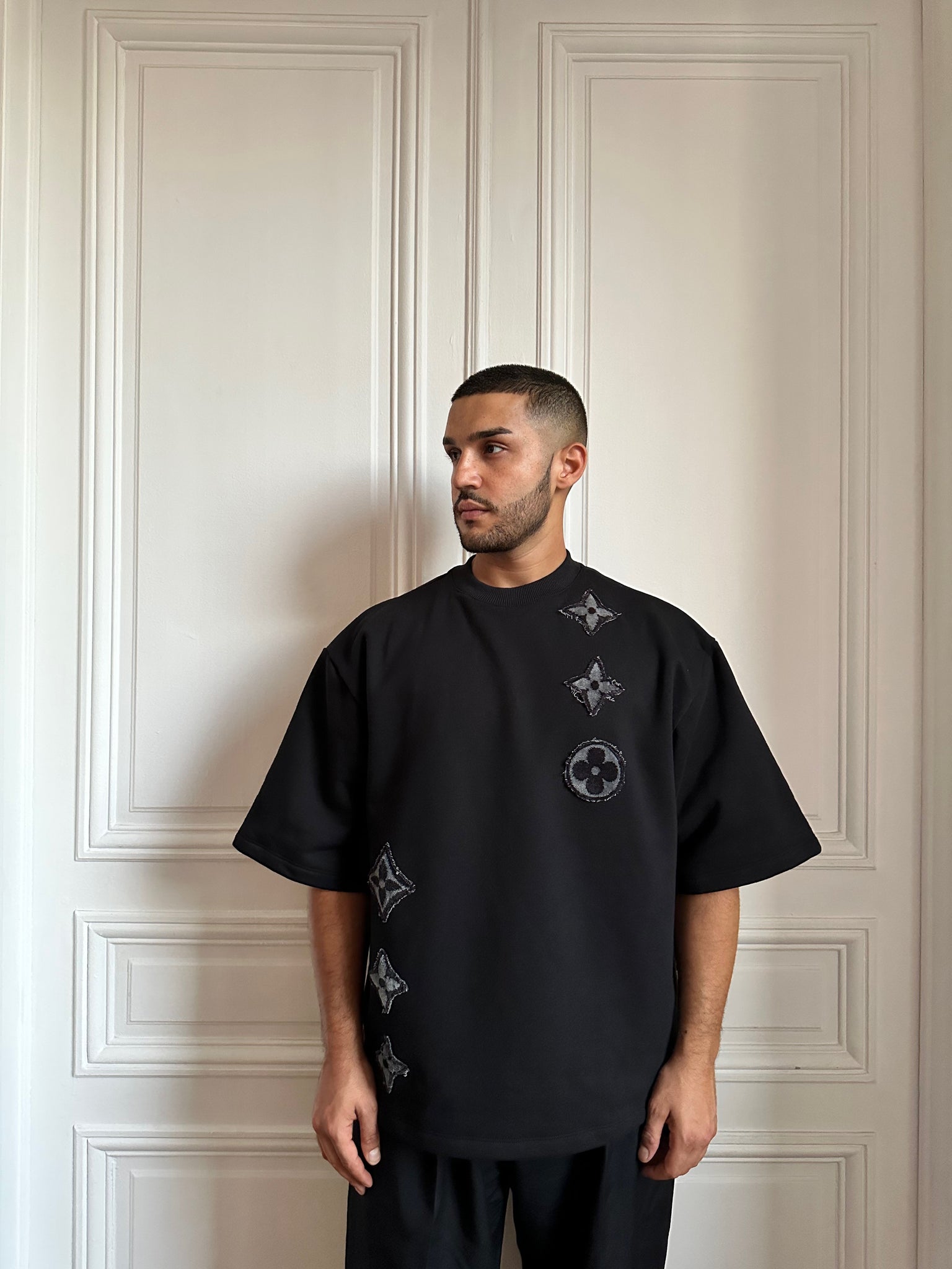 T-shirt upcyclé Black Triple
