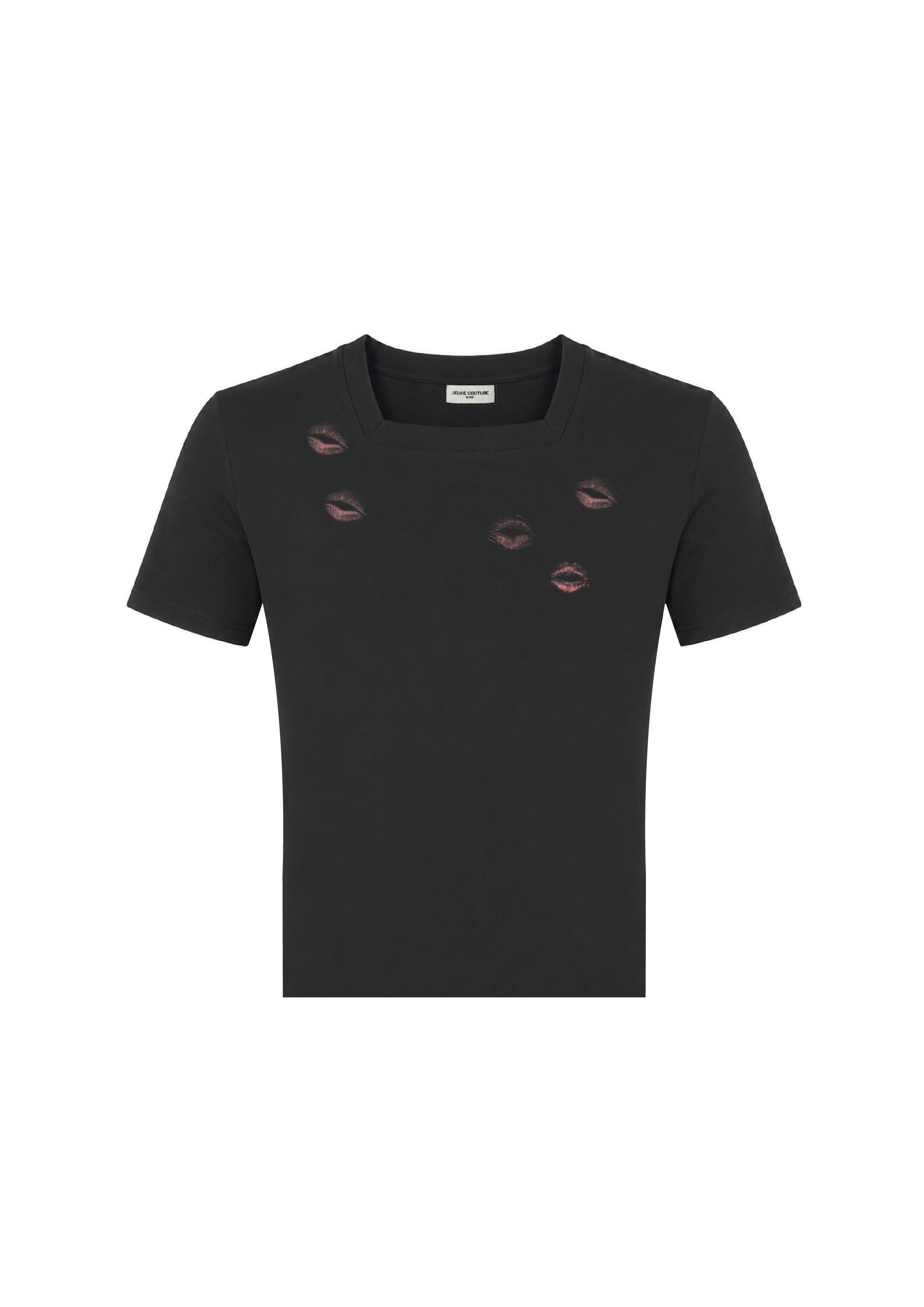 T-shirt bisou noir