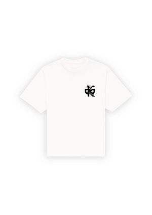 T-shirt White Ornement