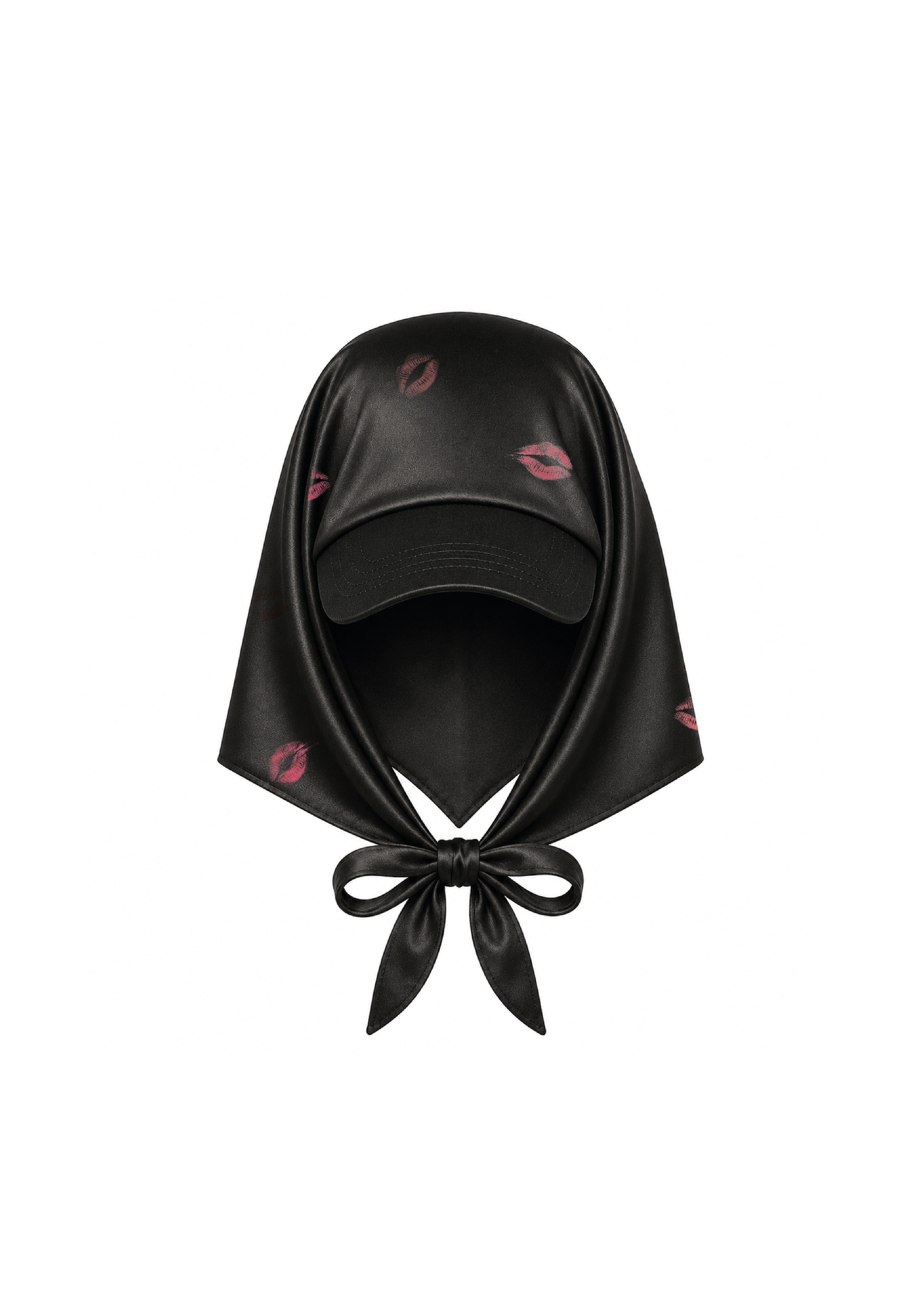 casquette soie noir