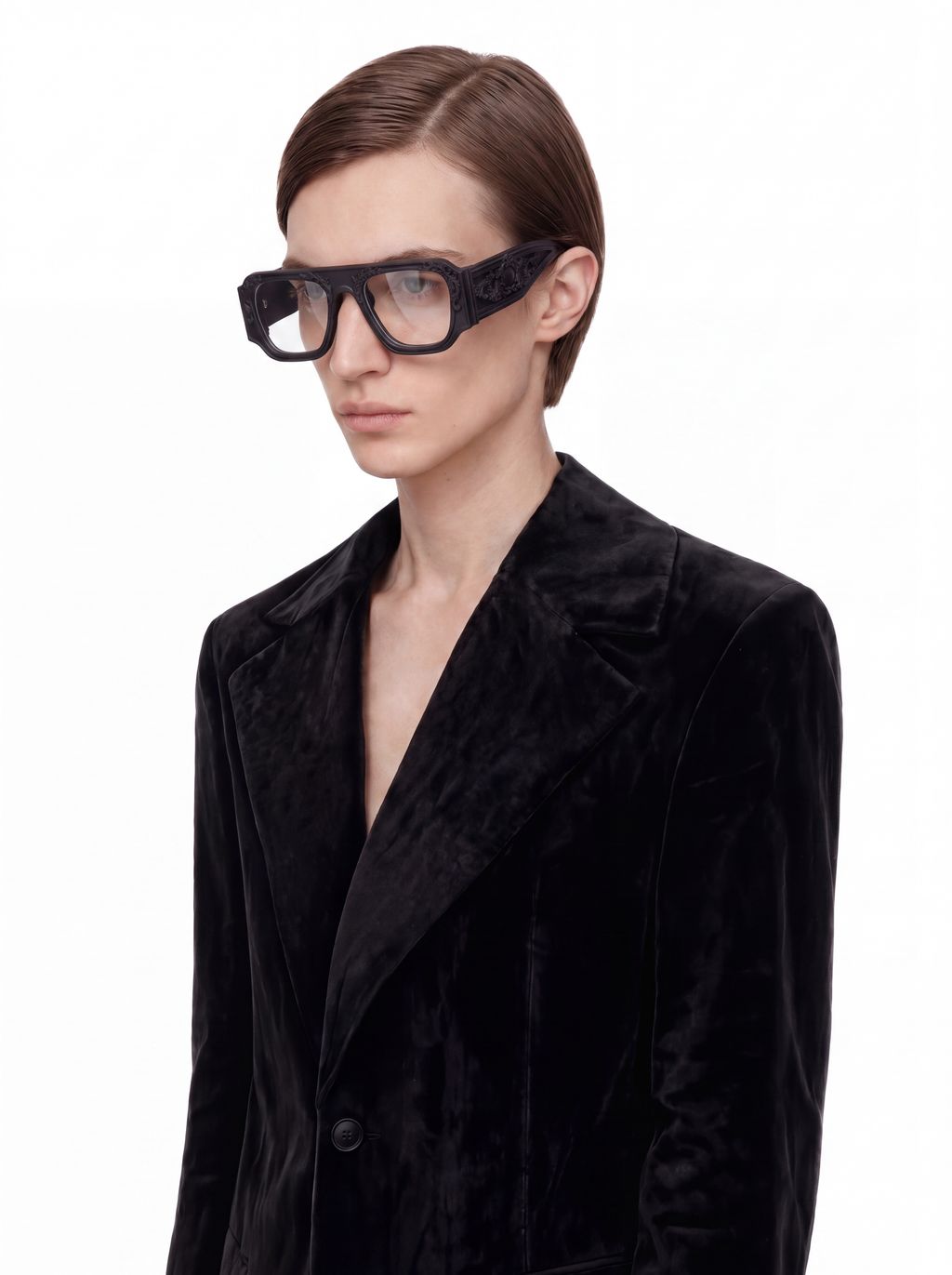 Noir aviateur transparent