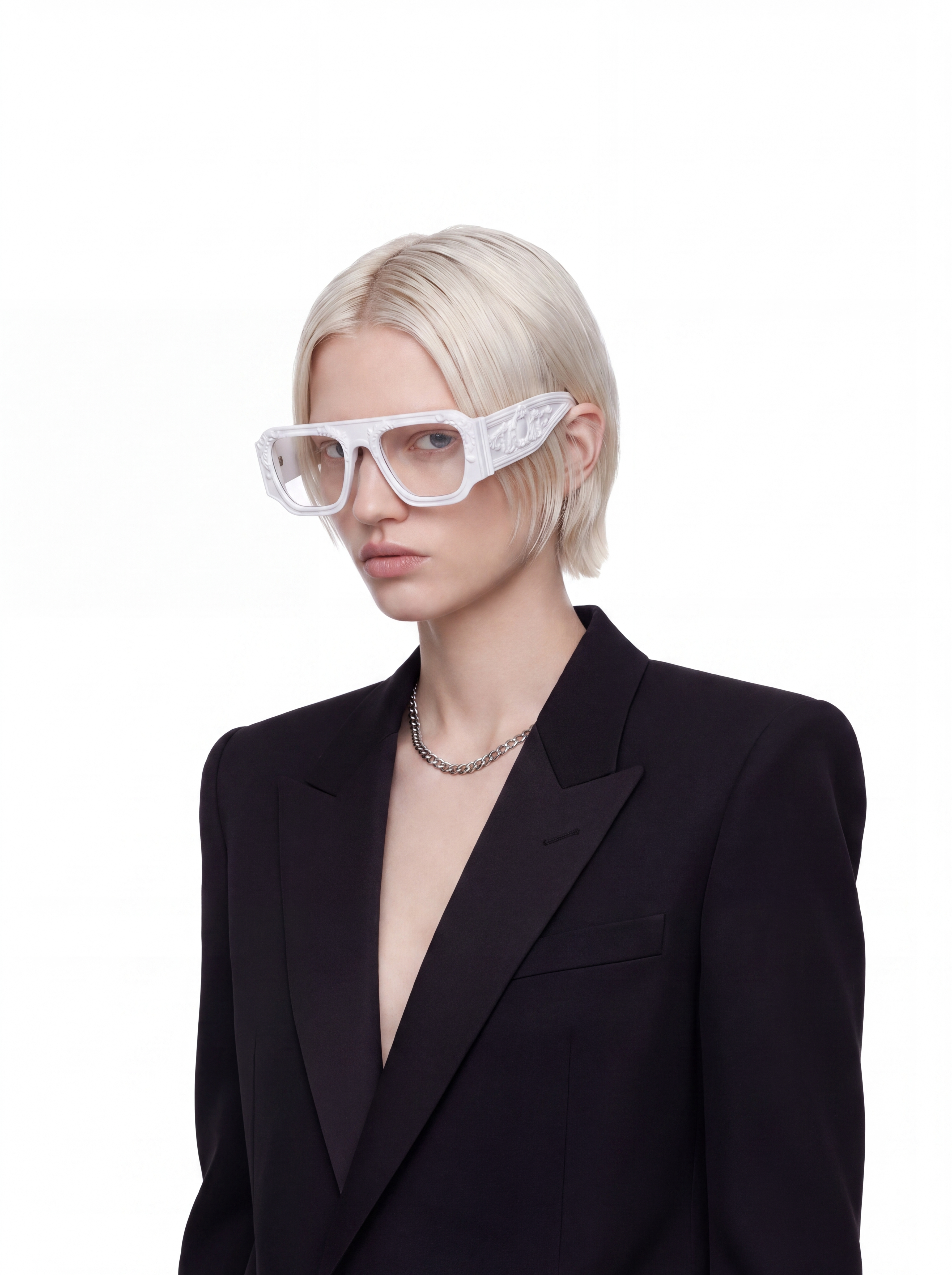 Blanc aviateur transparent