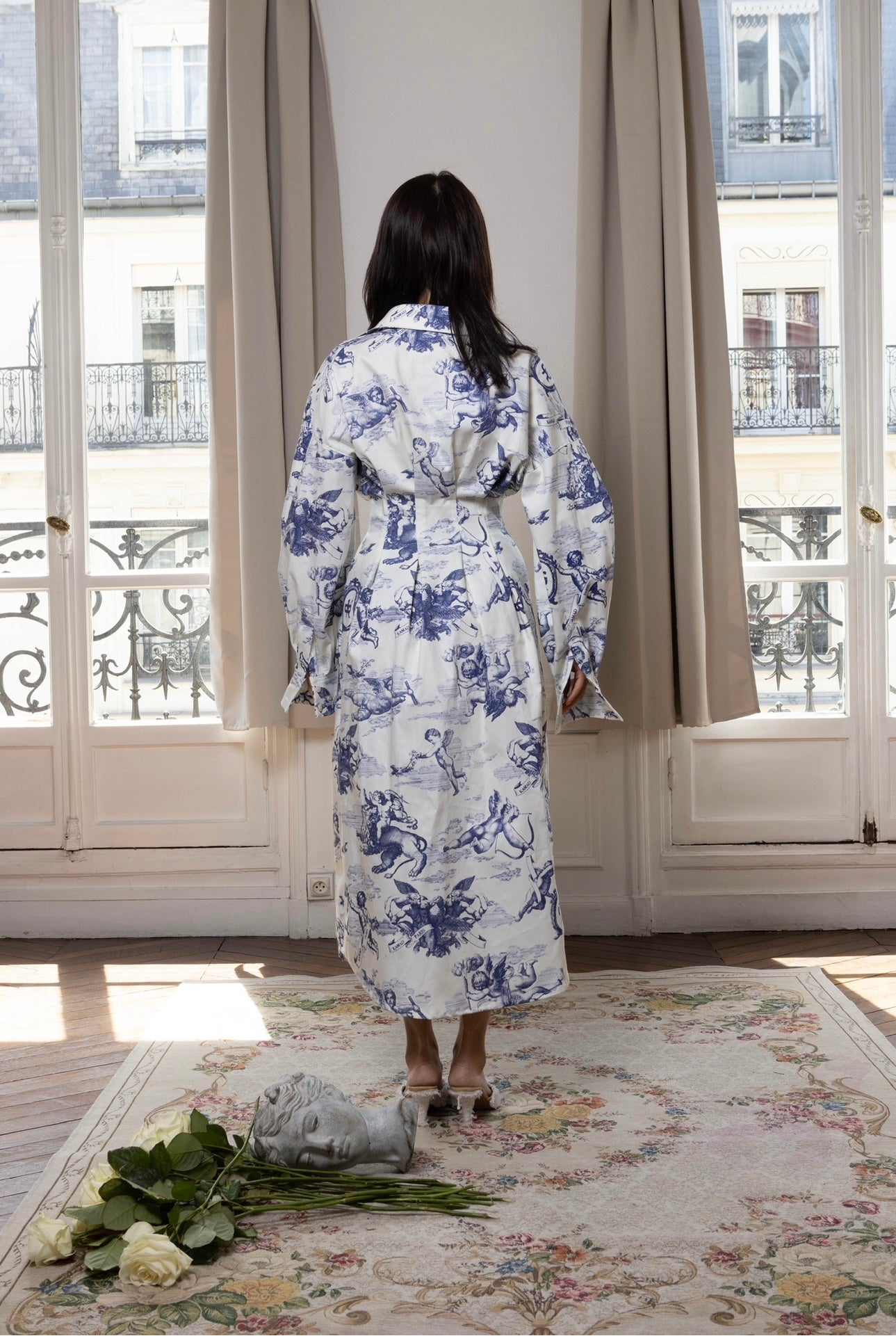 Robe chemise LOLA blue