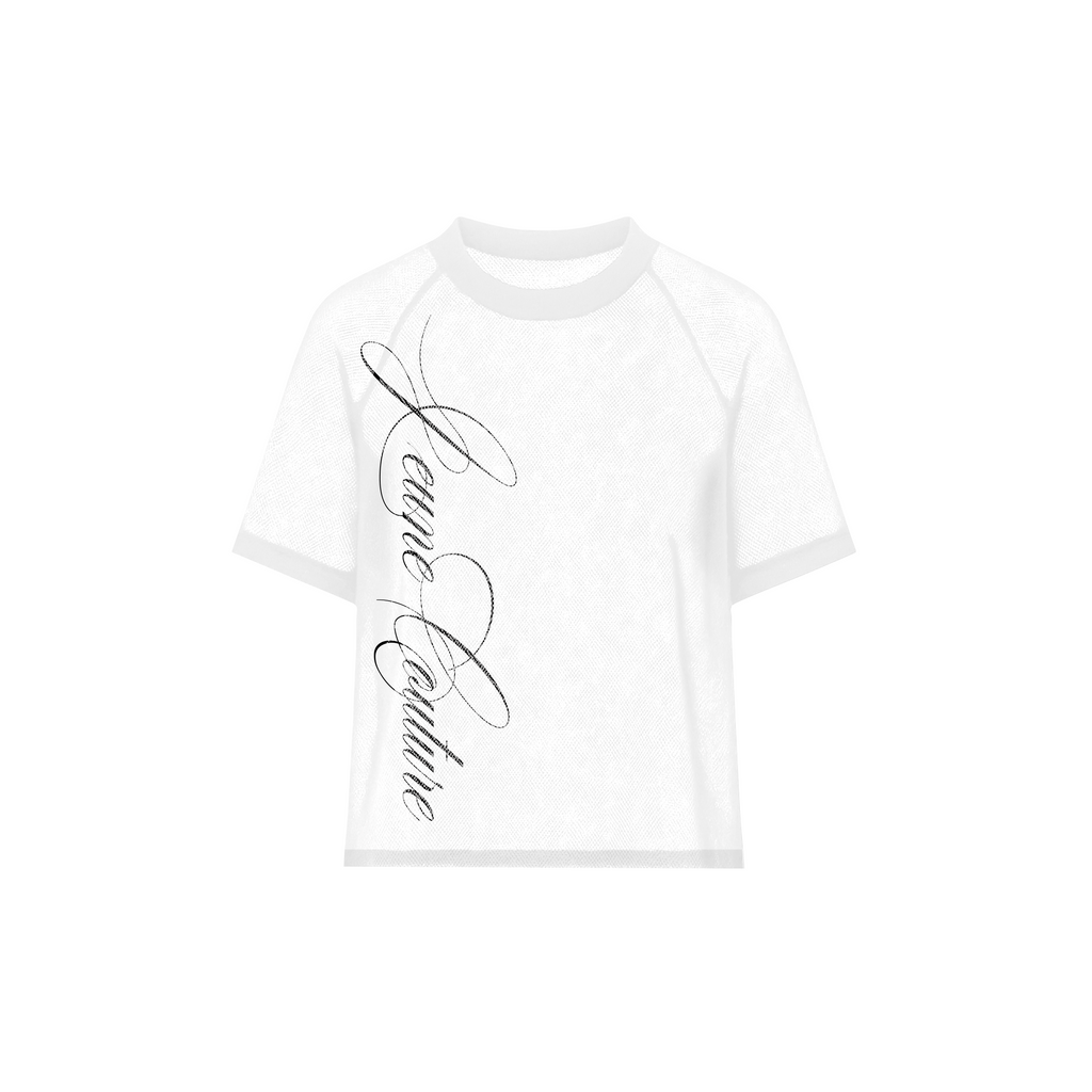 T-shirt blanc  signature