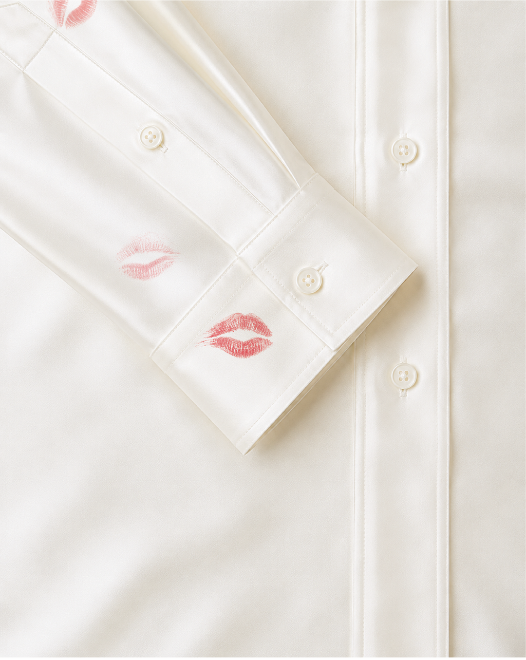 Chemise bisou blanc