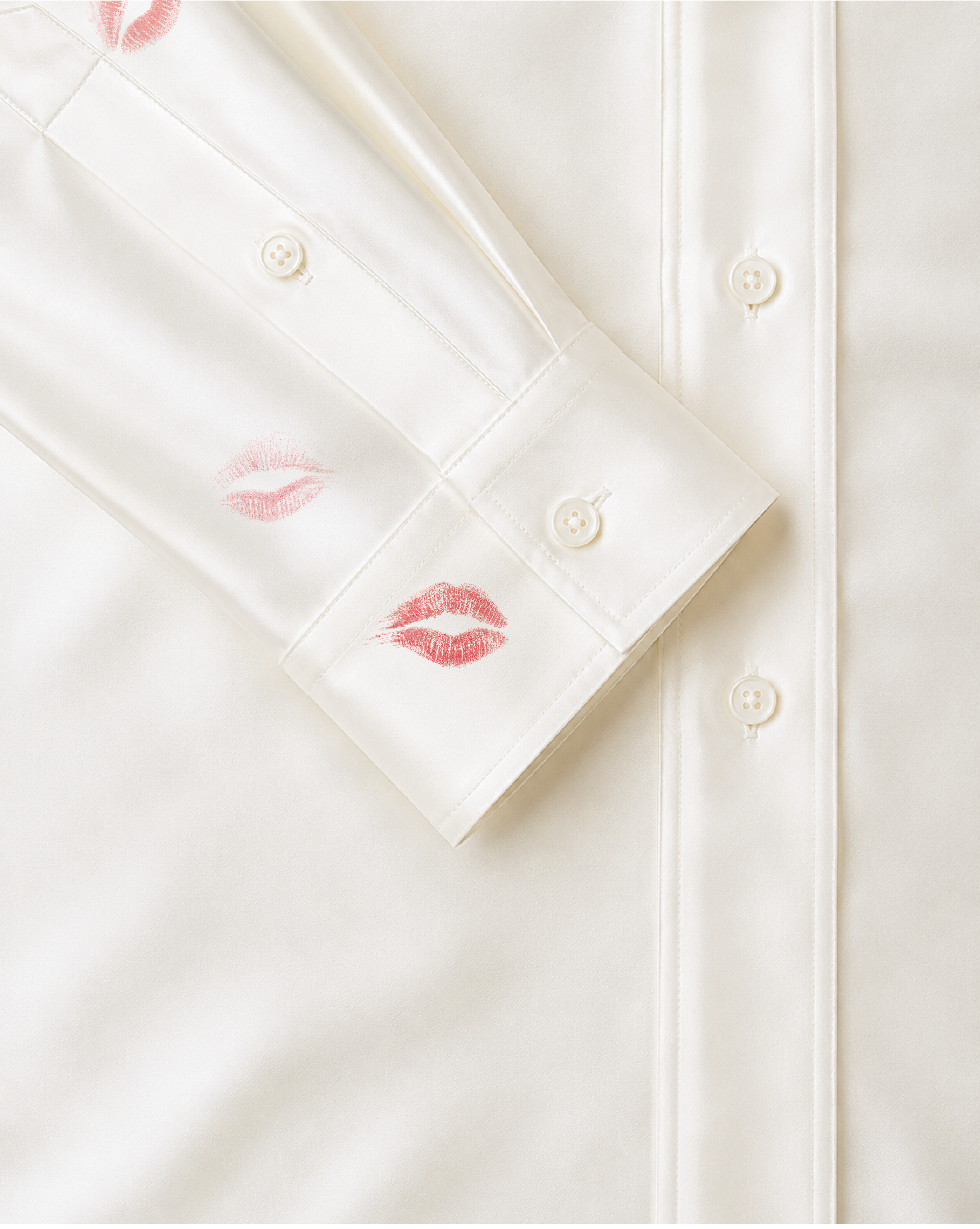 Chemise bisou blanc