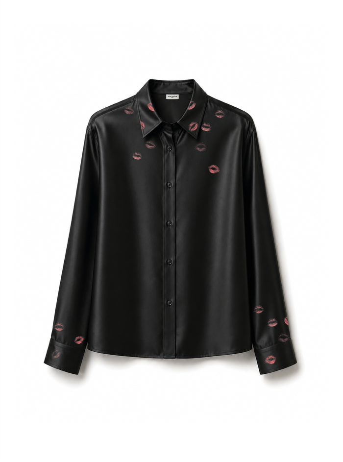 Chemise bisou noir