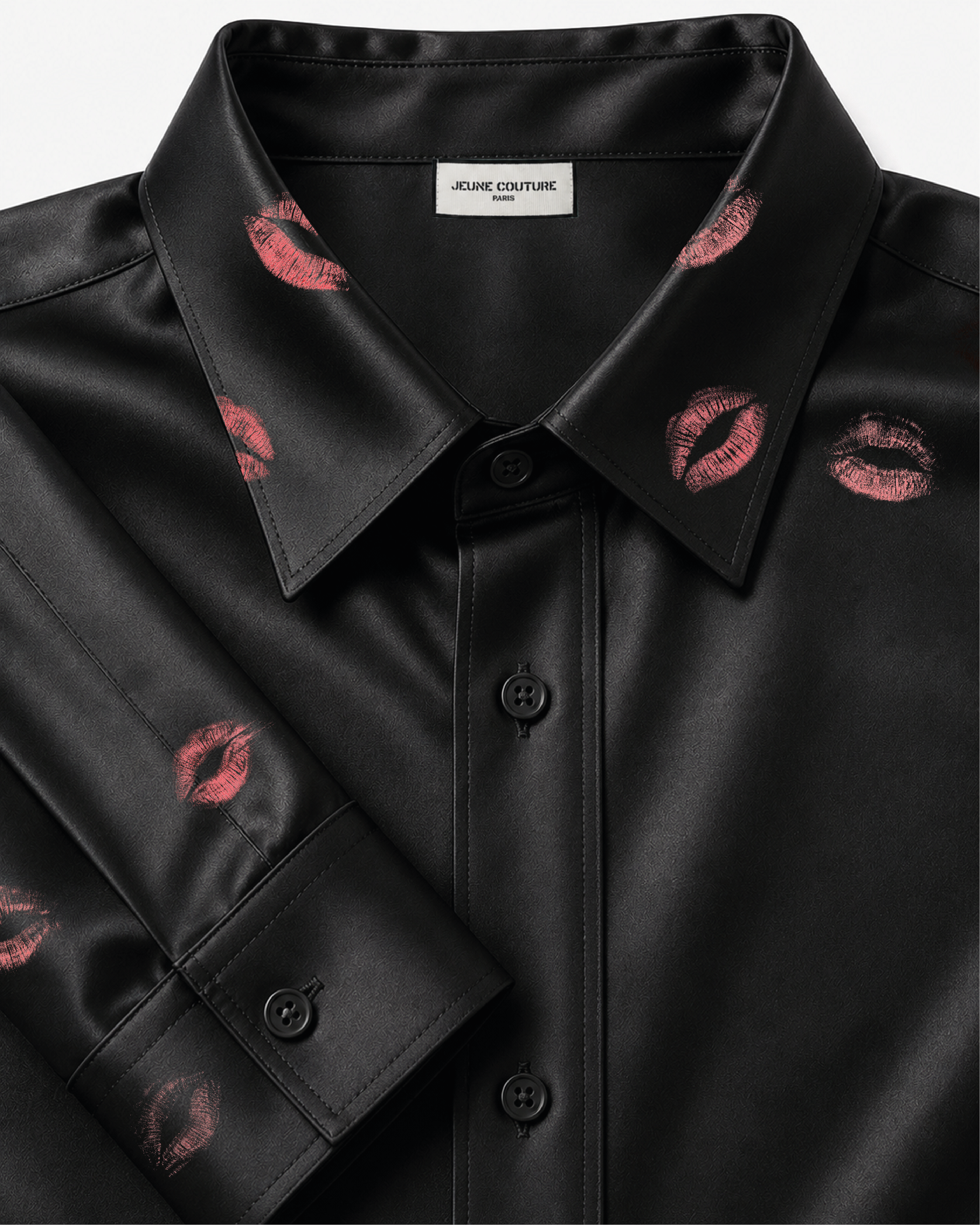 Chemise bisou noir