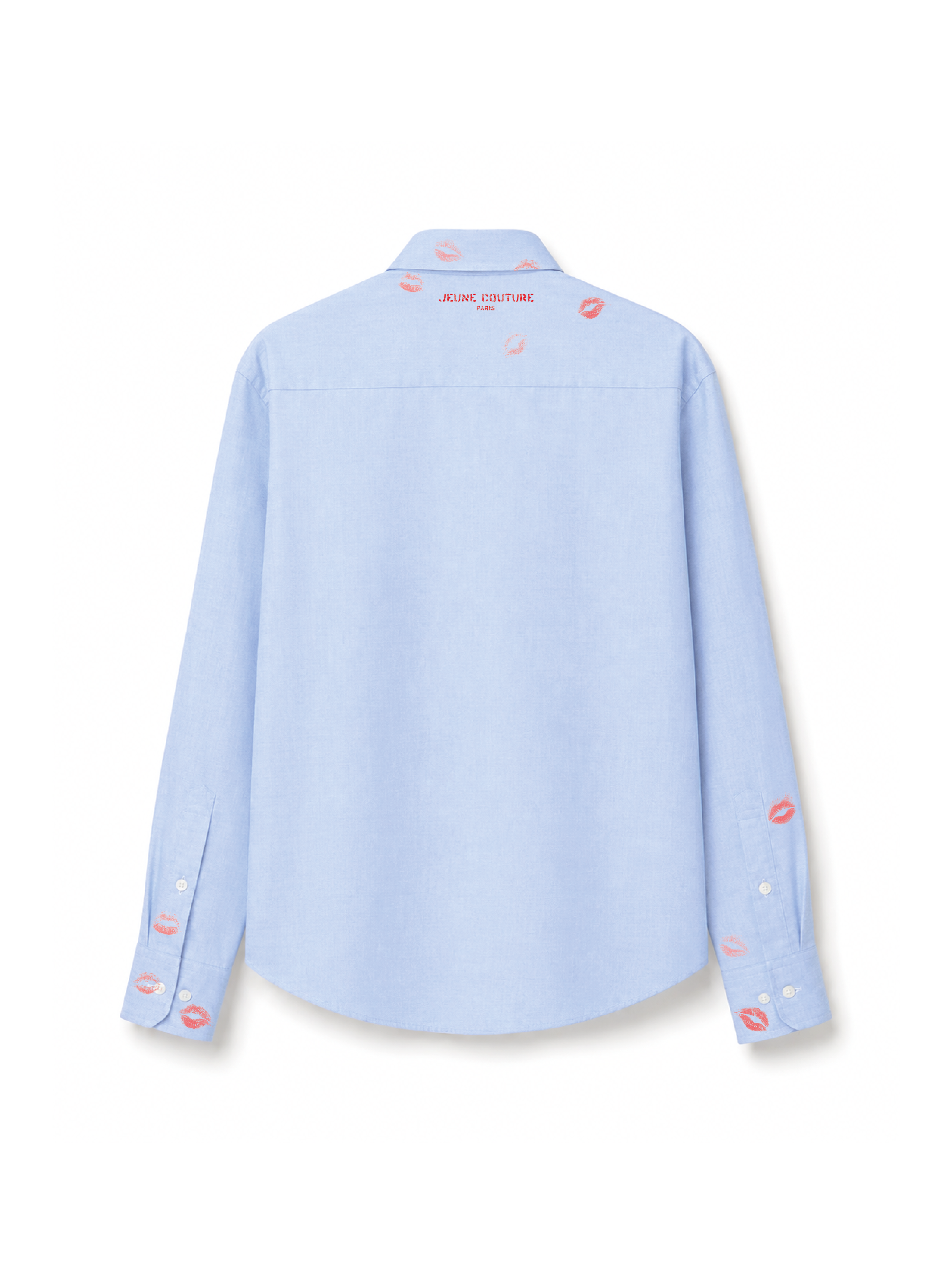 Chemise bisou bleu