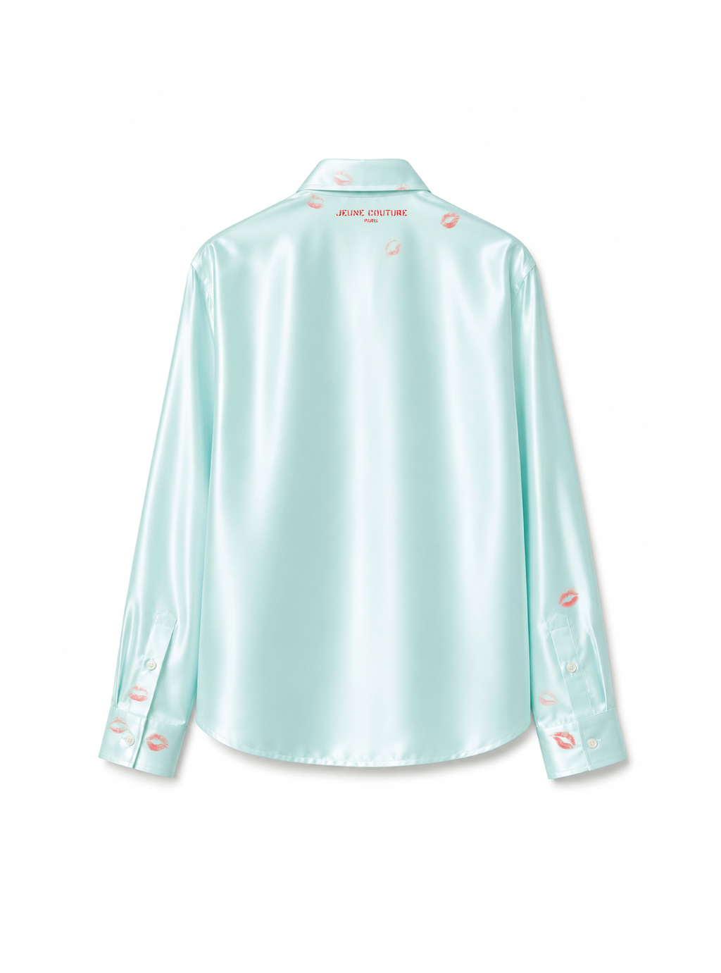 Chemise bisou turquoise