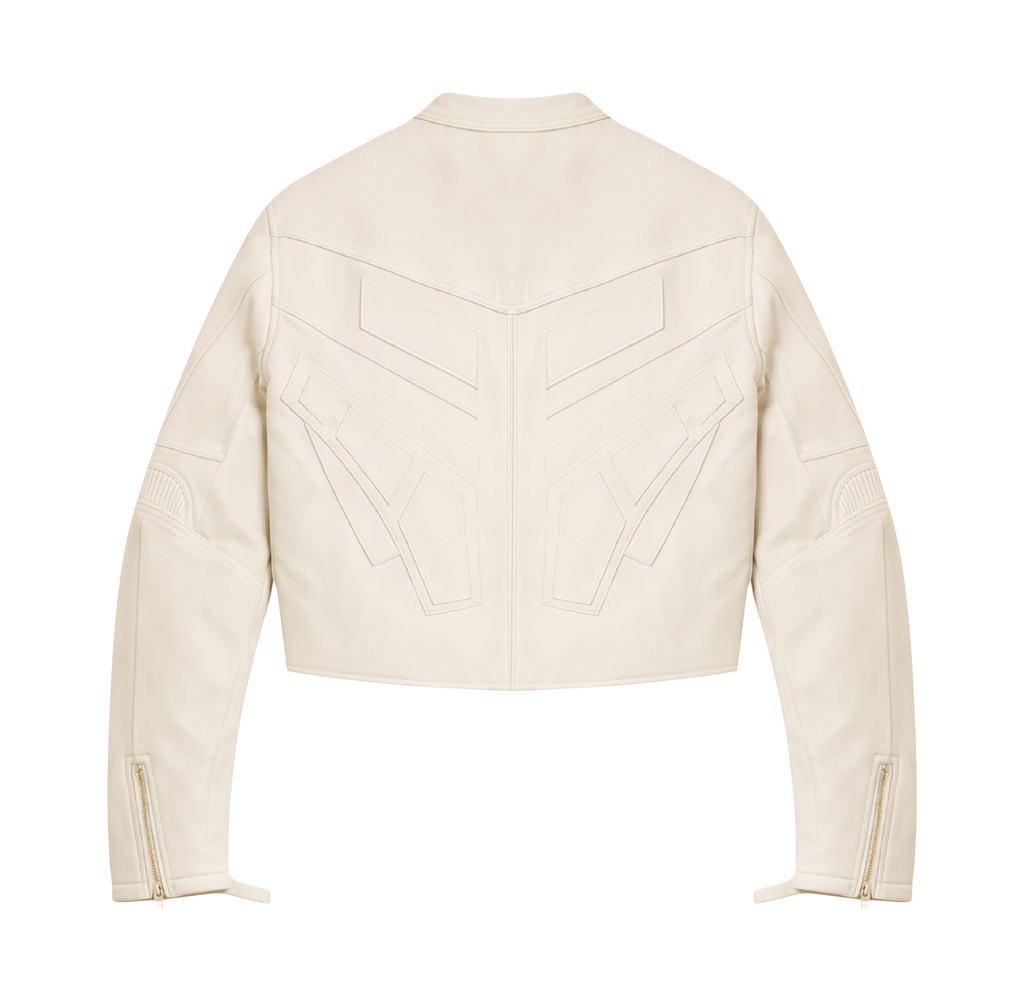 Veste racing Beige