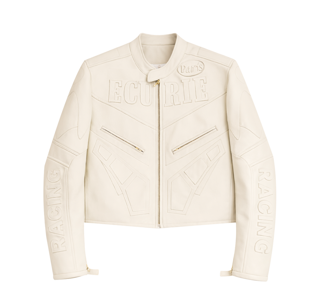 Veste racing Beige