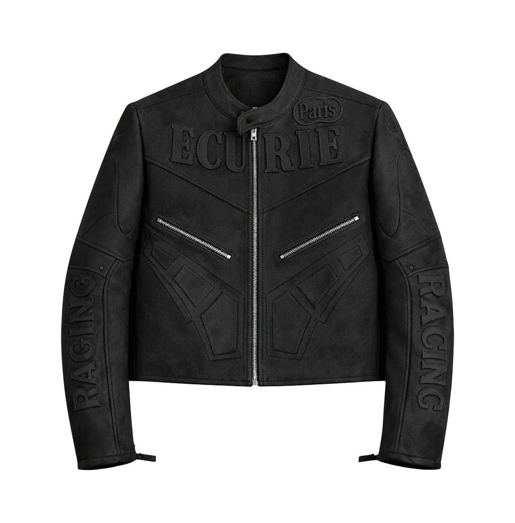 Veste racing noir