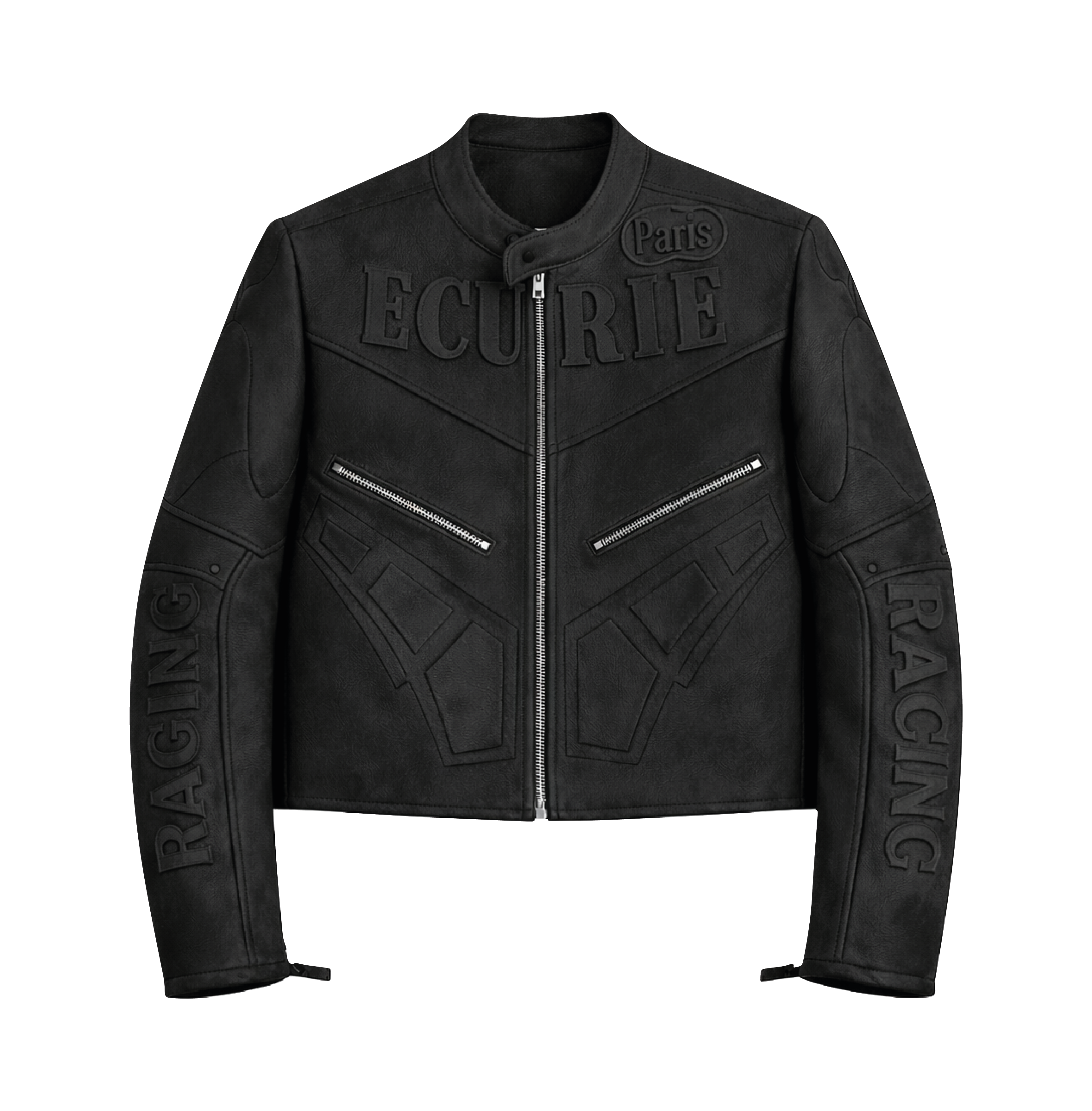 Veste racing noir