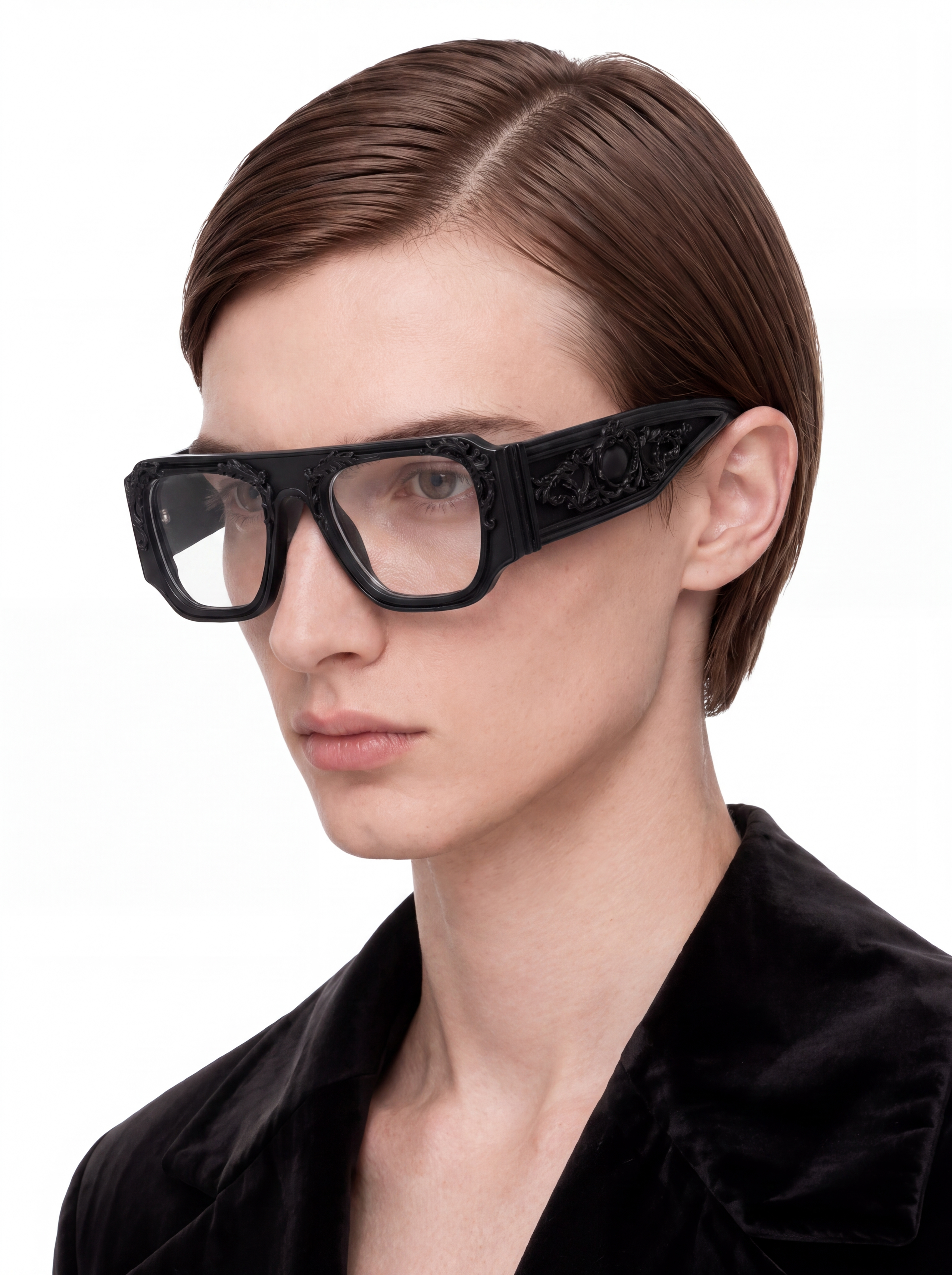 Noir aviateur transparent