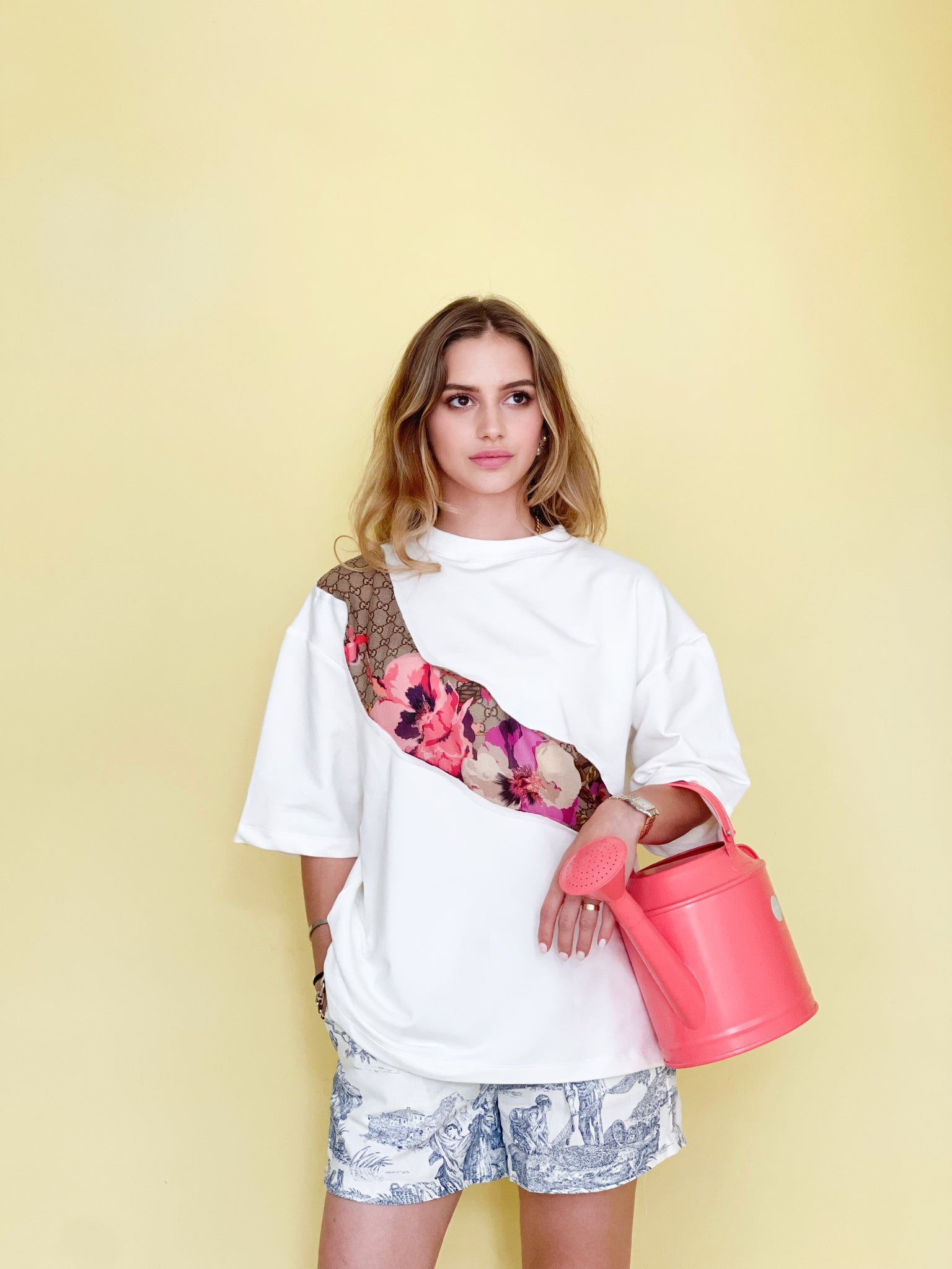T-shirt upcyclé JARDIN