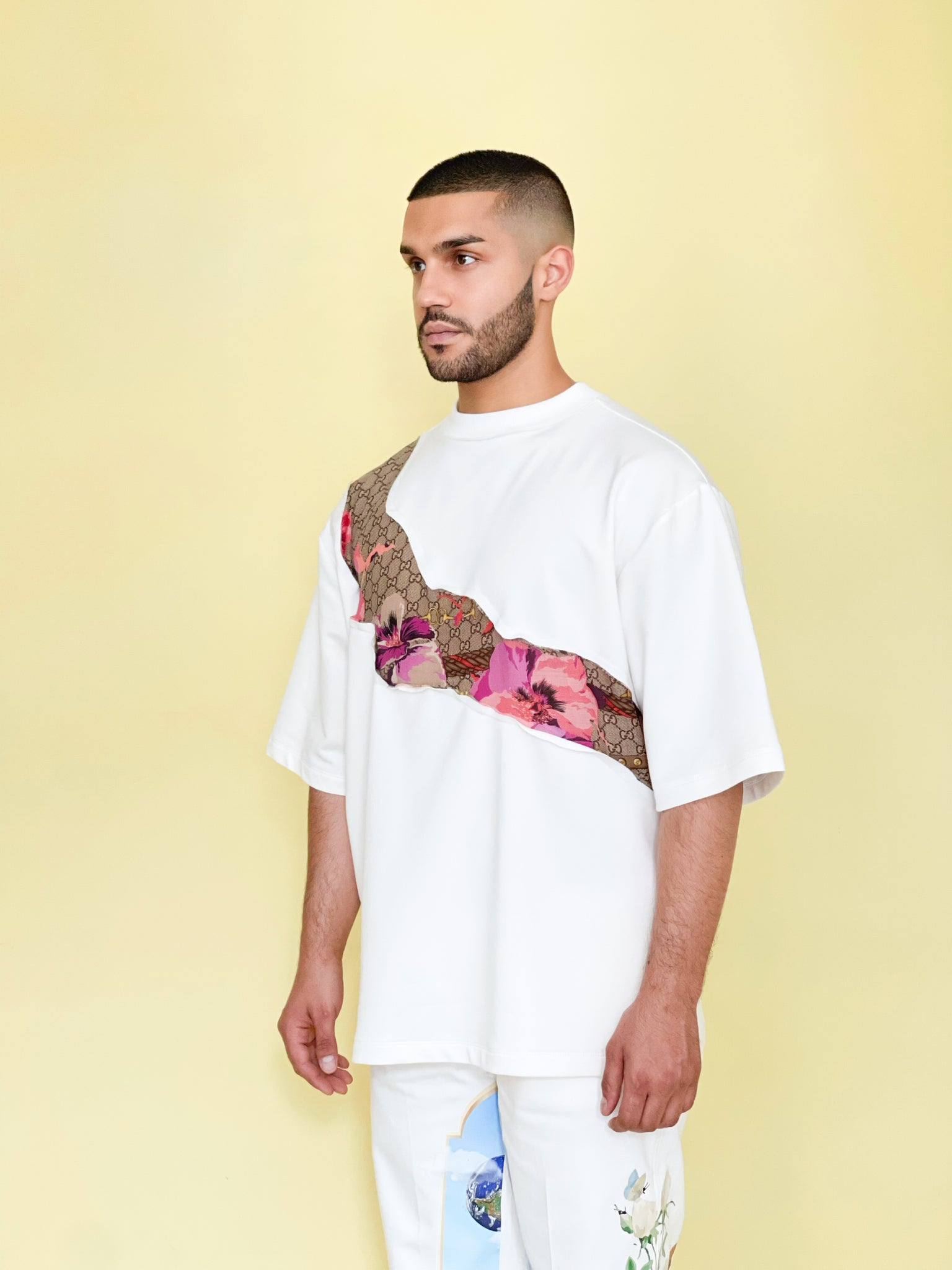 T-shirt upcyclé JARDIN